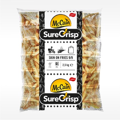SureCrisp Pommes 3/8 SKIN ON 9x9mm