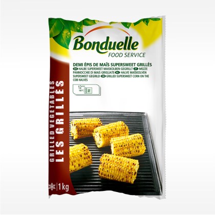 Halbe Supersweet Maiskolben gegrillt