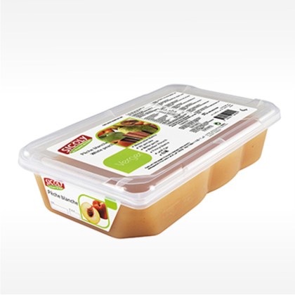 Weißes Pfirsichfruchtpüree