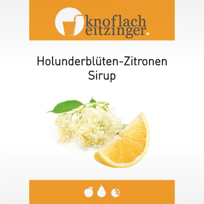 Holunderblüten-Zitronen Sirup