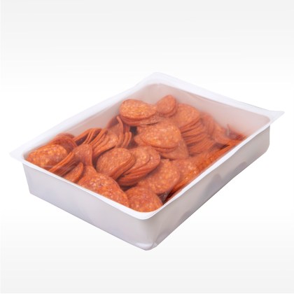 Salami pikante geschnitten