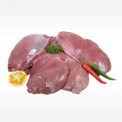 Hirschschnitzelteile 4er Schnitt