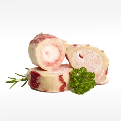 Rindsknochen gesägt