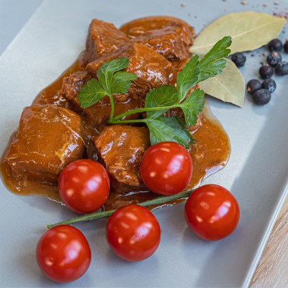 Rindsgulasch essfertig