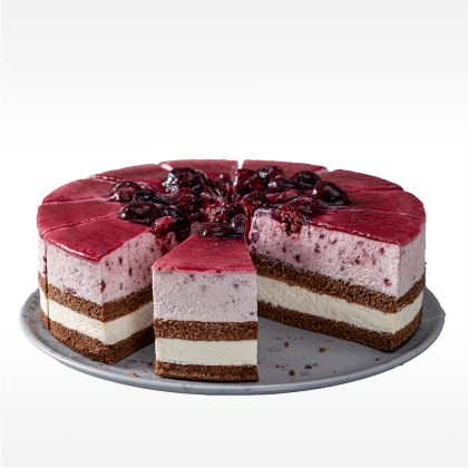 Brombeer-Limetten-Torte
