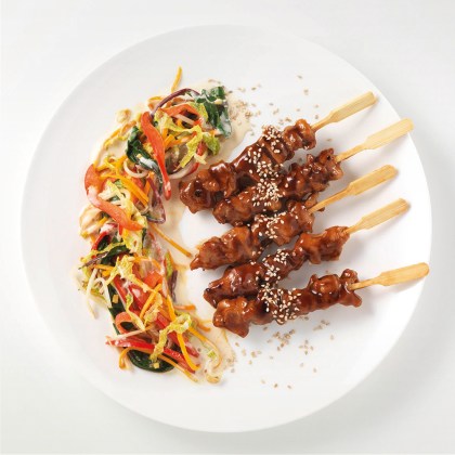 Hähnchenspieße Yakitori Chili