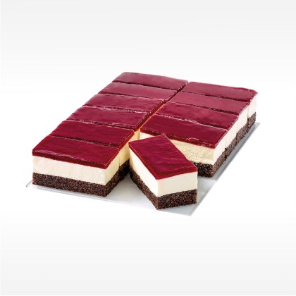 Mohn-Himbeer-Schnitte