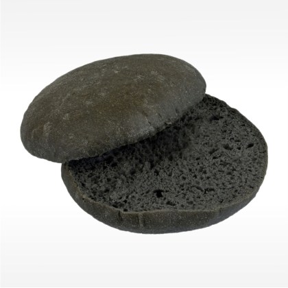 Black Burgerbrot Ø12cm 100g