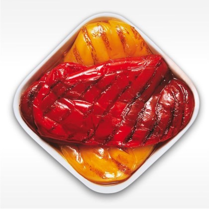 Antipasti gegrillte Paprikaschoten