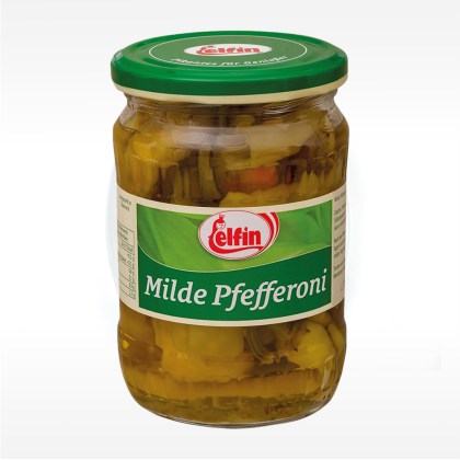 Milde Pfefferoni mit Öl