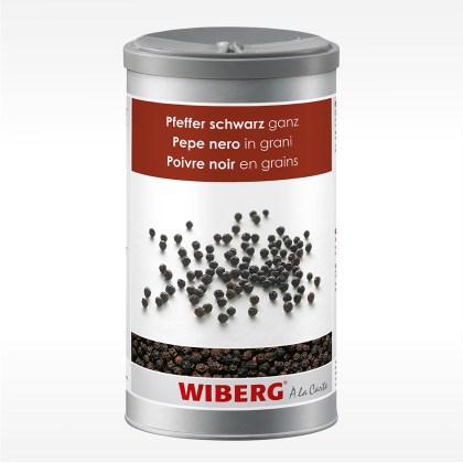 Pfeffer schwarz ganz