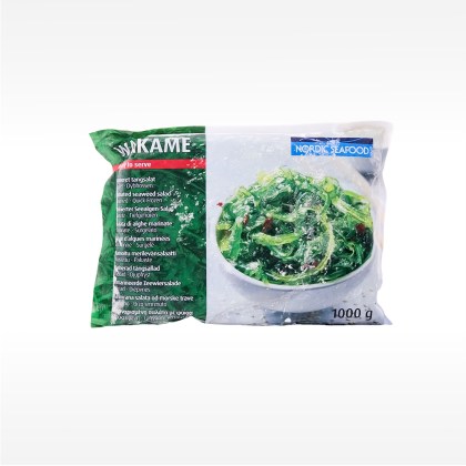Wakame Seealgen-Salat
