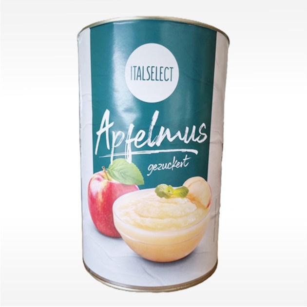 Apfelmus mit Zucker